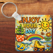 Enjoy Your Day Keychain (Voorkant)