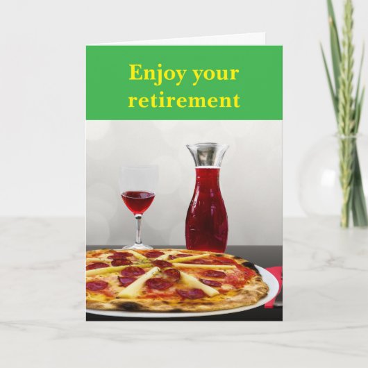 Enjoy your retirement. kaart (Voorkant)