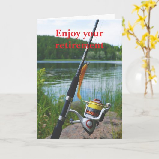 Enjoy your retirement. kaart (Gele Bloem)