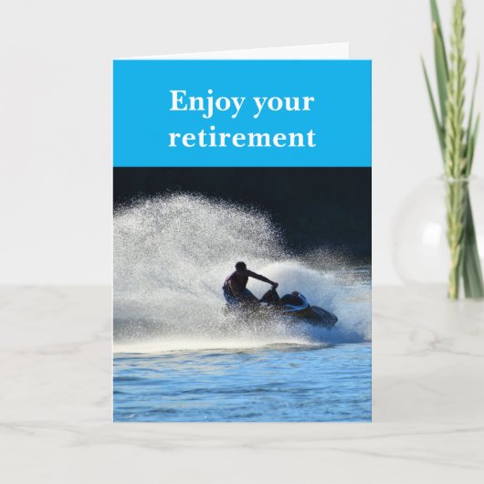 Enjoy your retirement. kaart (Voorkant)