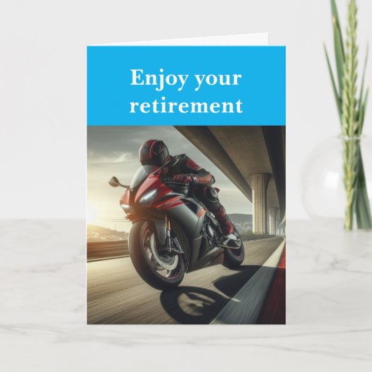 Enjoy your retirement. kaart (Voorkant)