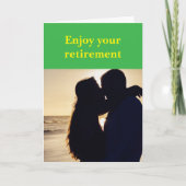 Enjoy your retirement. kaart (Voorkant)