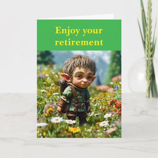 Enjoy your retirement. kaart (Voorkant)