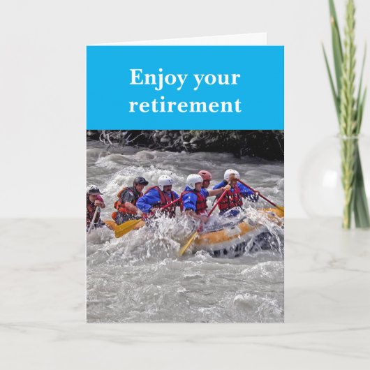 Enjoy your retirement. kaart (Voorkant)