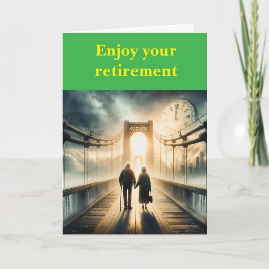 Enjoy your retirement. kaart (Voorkant)