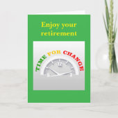 Enjoy your retirement. kaart (Voorkant)