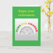 Enjoy your retirement. kaart (Gele Bloem)