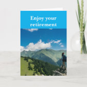 Enjoy your retirement. kaart (Voorkant)