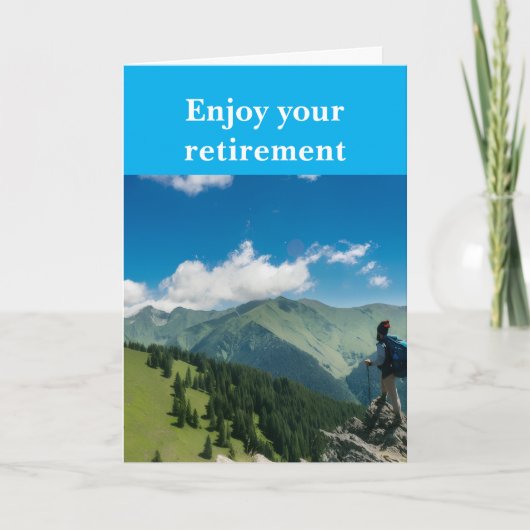 Enjoy your retirement. kaart (Voorkant)