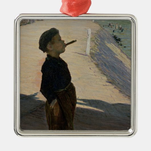 Enjoying Life, Volendam, Zuider Zee Metalen Ornament (Voorkant)