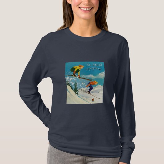Enjoying ski t-shirt (Voorkant)