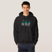 Enjoying The Journey RV Pilot Camp Couple Camping Hoodie (Voorkant volledig)
