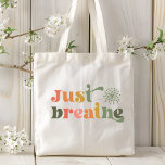 Enkel ademhaling moderne Typografie Dandelion Bloe Tote Bag<br><div class="desc">Enkel Breedte de Moderne Canvas tassen van de Bloem van de Typografie Dandelion kenmerkt de tekst "enkel Breedte"in een moderne manuscripttypografie die met een dandelionbloem wordt geassocieerd. Perfect als cadeau voor haar verjaardag,  Kerstmis,  Moederdag,  beste vrienden,  zussen en nog veel meer. Ontworpen door Evco Studio www.zazzle.com/store/evcostudio</div>