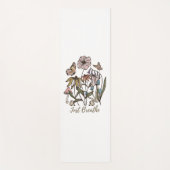 Enkel ademhaling-Wilde bloem-Yoga-Natuur-Cute Yogamat (Voorkant)