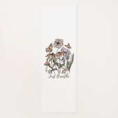 Enkel ademhaling-Wilde bloem-Yoga-Natuur-Cute Yogamat (Achterkant)