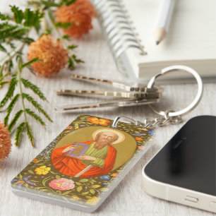 Enkel afbeelding St. Paulus de Apostel (PM 06) Sleutelhanger