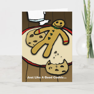 Enkel als een Goed Koekje… Feestdagen Kaart