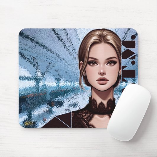 Enkel. Animated Character Mouse Mat Muismat (Met muis)