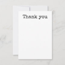 Enkel Bedankkaartje