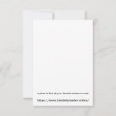 Enkel Bedankkaartje Bedankkaart (Achterkant)