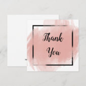 Enkel Bedankkaartje Bedankkaart (Voorkant / Achterkant)