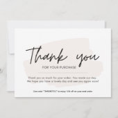 Enkel Bedankkaartje Bedankkaart (Voorkant)