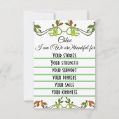 Enkel Bedankkaartje Bedankkaart (Voorkant)