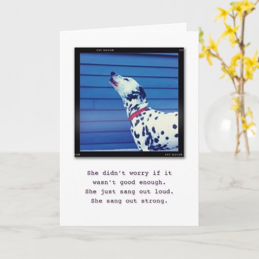 Enkel bent u kaart (Gele Bloem)