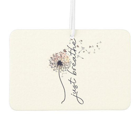 Enkel Breathe Dandelion Enmoegement Yoga Luchtverfrisser (Achterkant)