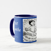 Enkel Breathe... Humanist koffie mok (Voorkant links)