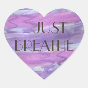 Enkel Breathe Mantra Sticker