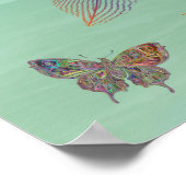 Enkel Breedte - Motivatie Verminder groene Natuur Poster (Hoek)