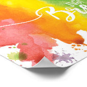 Enkel Breedte - Regenboog Poster (Hoek)