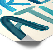 Enkel Breek het Aanmoedigende Citaat Kleurrijk Poster (Hoek)