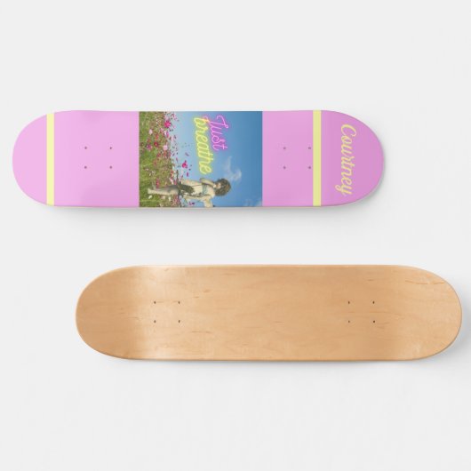 Enkel de  Engel breken Persoonlijk Persoonlijk Skateboard (Horizontaal)
