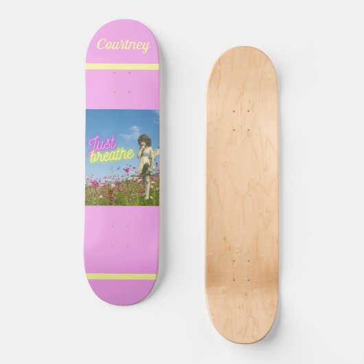 Enkel de  Engel breken Persoonlijk Persoonlijk Skateboard (Voorkant)