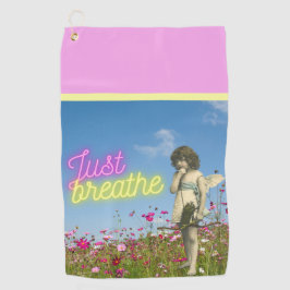 Enkel de  Engel verbreken veranderde Kunst Golfhanddoek