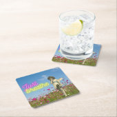 Enkel de  Engel verbreken veranderde Kunst Kartonnen Onderzetters (Insitu)