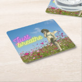 Enkel de  Engel verbreken veranderde Kunst Kartonnen Onderzetters (Schuin)