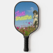 Enkel de Engel verbreken veranderde Kunst Pickleball Paddle (Achterkant)