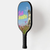 Enkel de Engel verbreken veranderde Kunst Pickleball Paddle (Links)