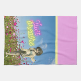 Enkel de  Engel verbreken veranderde Kunst Theedoek