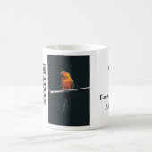 Enkel dier name details QR code add text foto Koffiemok (Center)