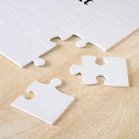 Enkel dier name details QR code add text foto Legpuzzel (Zijkant)