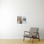 Enkel dier name details QR code add text foto Wandkleed (In situ)