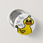 Enkel Ducky! Ronde Button 3,2 Cm (Voorkant /achterkant)