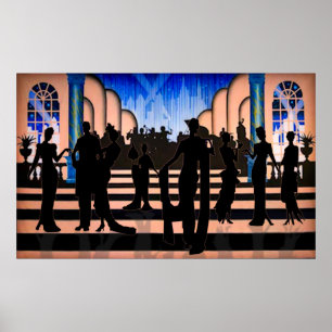 Enkel een aanraking van de Glamour van 1920 Poster