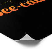 Enkel een bijenteelt die honingbijen produceert poster (Hoek)