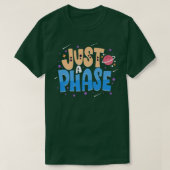 Enkel een Fase Funny Solar System Plantes Science  T-shirt (Design voorkant)