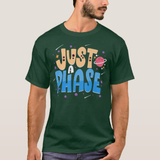 Enkel een Fase Funny Solar System Plantes Science  T-shirt